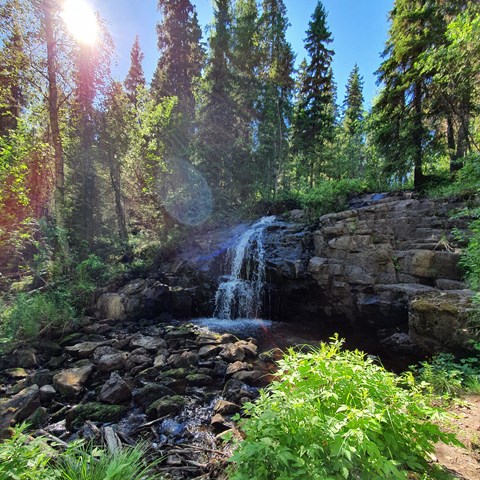 Brudslöjan Waterfall