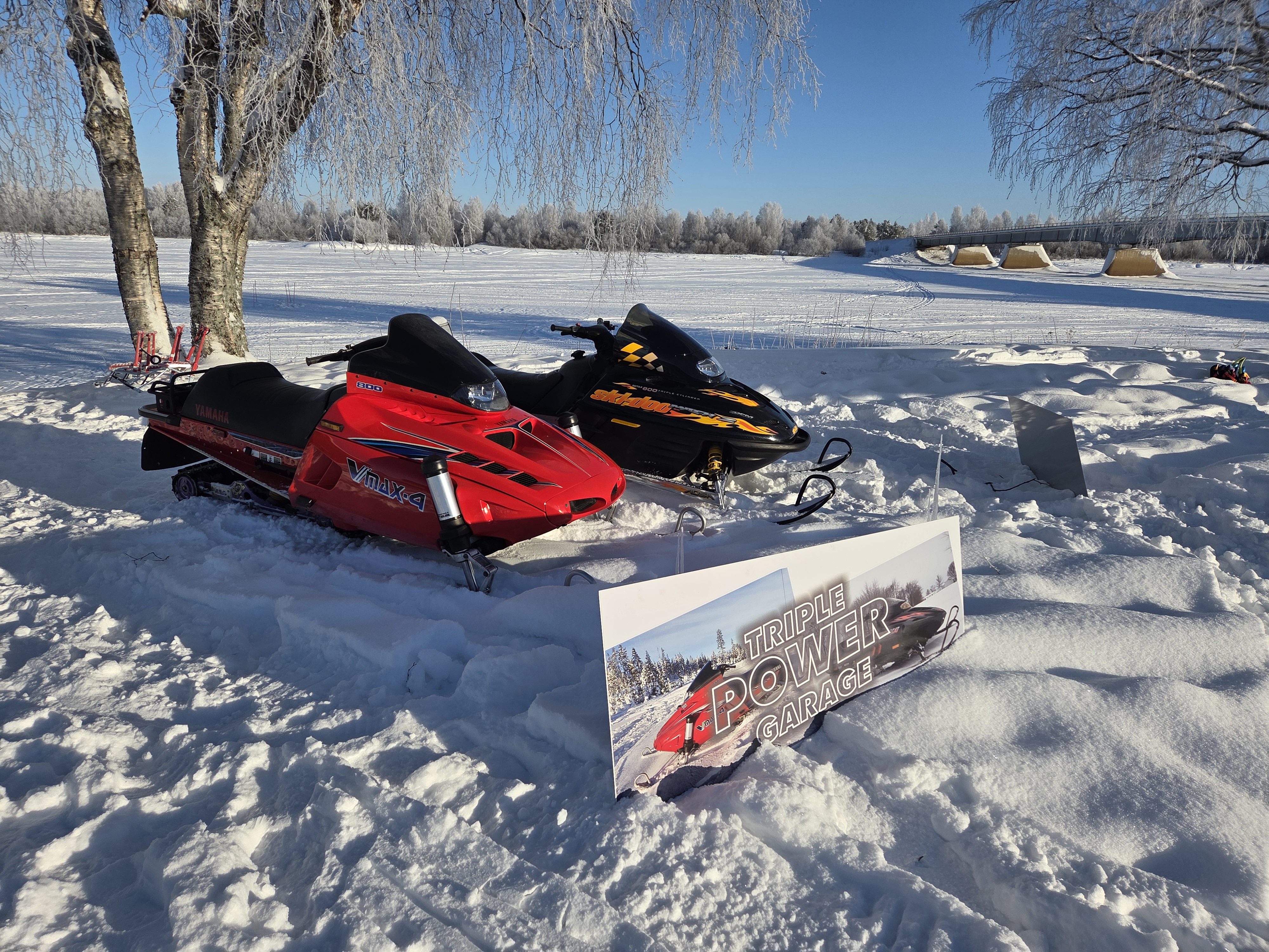 Snowmobile showcase